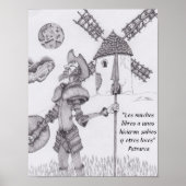 Quijote von Mancha Poster (Vorne)