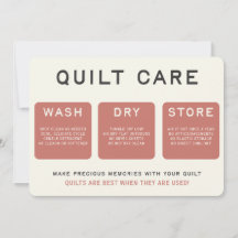 QuilCare Card - Vintages rosa Design