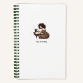 Quill and Curls: Seiten mit einem möglichen Notebo Notizblock (Vorderseite)