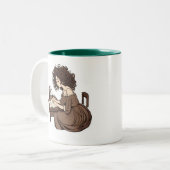 Quill & Curls: Eine Tasse für einen Moment in Jour (Vorderseite Links)