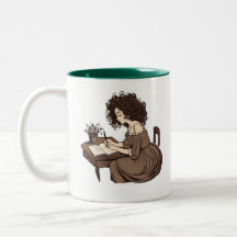 Quill & Curls: Eine Tasse für einen Moment in Jour