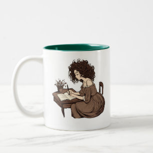 Quill & Curls: Eine Tasse für einen Moment in Jour