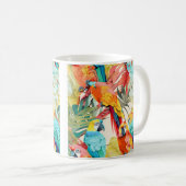 Quill Paper Parrots Kaffeetasse (VorderseiteRechts)