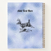 "Quill Pen" altmodisches Hardcover Journal Notizblock (Rückseite)