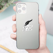 Quill pen hello aufkleber (Telefon)