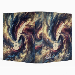 Quill Pen Moderne Abstrakte Kunst 2,5 Cm Ordner