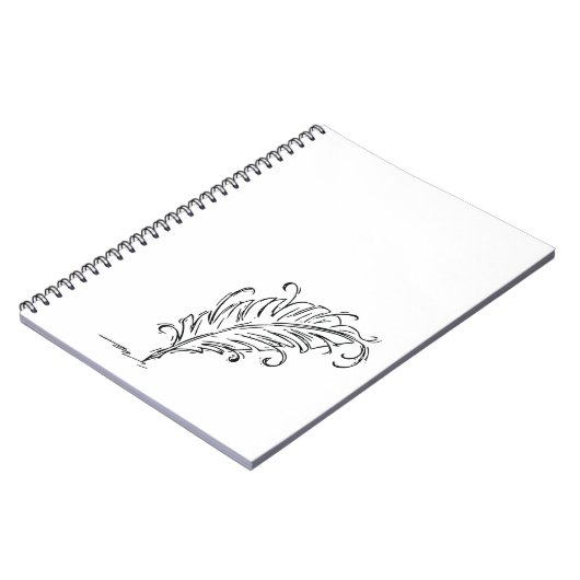 Quill Pen-Notebook Notizblock (Linke Seite)