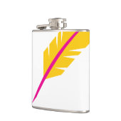 Quill Vinyl Wrapped Flask Flachmann (Links)