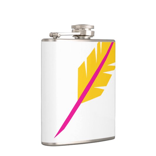 Quill Vinyl Wrapped Flask Flachmann (Rechts)
