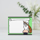 Quill, writing instrument postkarte (Stehend Vorderseite)