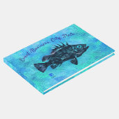 Quillback Rockfish on Blue - Gästebuch (Ecke)