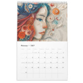 Quilled Women – A Year in Vibrant Colors Kalender (Feb 2027)