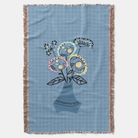 Quillen, Blume in Vase Decke (Vorderseite Vertikal)