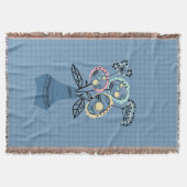 Quillen, Blume in Vase Decke (Vorderseite)