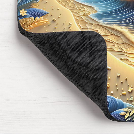 Quilling Effect von Ocean View Tropical Paper Mousepad (Ecke)