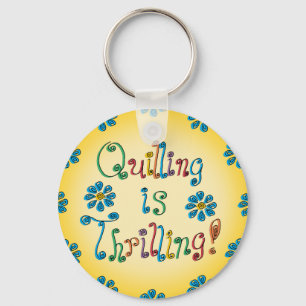 Quilling ist aufregend schlüsselanhänger