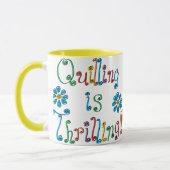 Quilling ist aufregend tasse (Links)