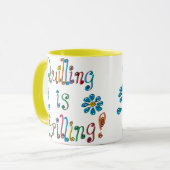 Quilling ist aufregend tasse (Vorderseite Links)