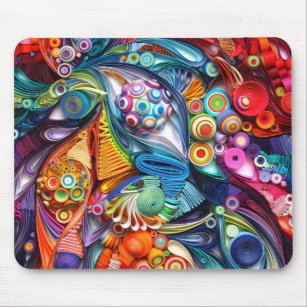 Quilling mousepad