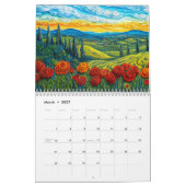 Quilling-Papier-Landschaftskalender Kalender (Mär 2027)