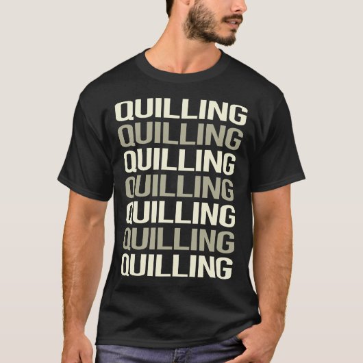 Quilling T-Shirt (Vorderseite)