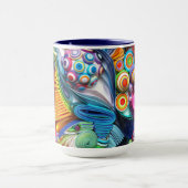 Quilling Tasse (Zentrum)