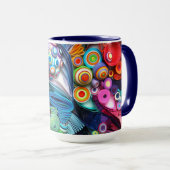 Quilling Tasse (VorderseiteRechts)