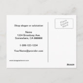 Quilshop Promo Postkarte (Rückseite)