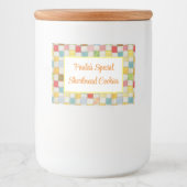 QUILT-2"X3"-Lebensmittelcontainer-Etikett horizont Lebensmitteletikett (Vorderseite)