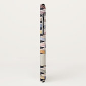 Quilt | Antike Tumbling Blocks Patchwork Case-Mate iPhone Hülle (Hinten/Links)