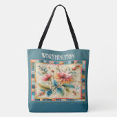 Quilt-Bilder - SEHEN SIE ZURÜCK. Tasche (Rückseite)