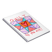 Quilt bis du willst notizblock (Rechte Seite)