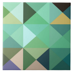 Quilt Block Aqua Blue Trivet Tile Fliese