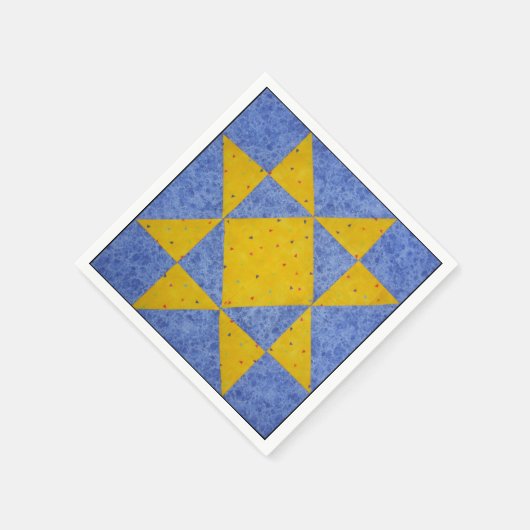 Quilt Block Napkin C Serviette (Ecke)