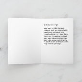 Quilt Block Quotes Geburtstagskarte Karte (Innenseite)