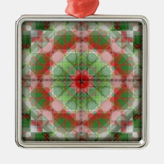 Quilt-Blöcke Reihe #4 Ornament Aus Metall (Vorne)