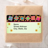 Quilt-Blöcke, schwarze und graue Versandmarke (Insitu)