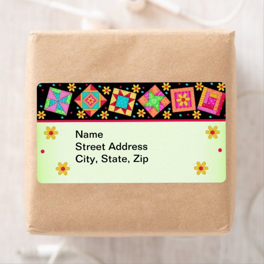 Quilt-Blöcke, schwarze und graue Versandmarke (Insitu)