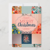 Quilt blockiert Quilternaht Weihnachten (Vorderseite)