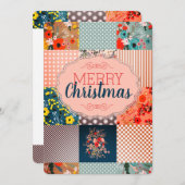 Quilt blockiert Quilternaht Weihnachten (Vorne/Hinten)