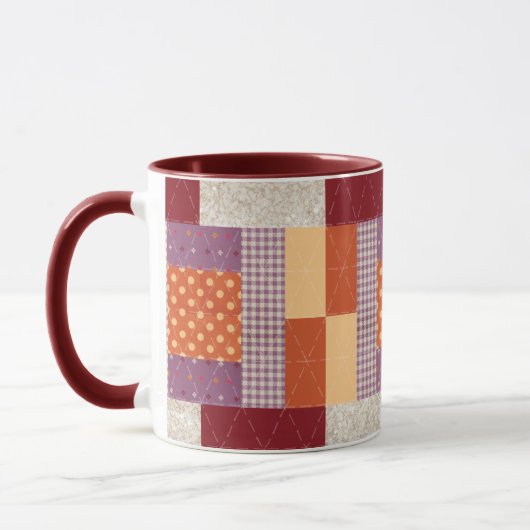 Quilt-Blockmuster "Crayon Box" Tasse (Links)