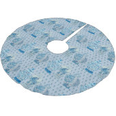 Quilt Chinoiserie Ginger Jar   Polyester Weihnachtsbaumdecke (Schrägansicht)