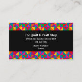 Quilt & Craft Supply Shop Visitenkarte (Vorderseite)