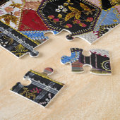 Quilt, crazy pattern puzzle (Seite)