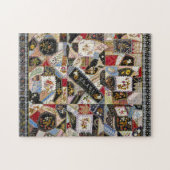 Quilt, crazy pattern puzzle (Horizontal)