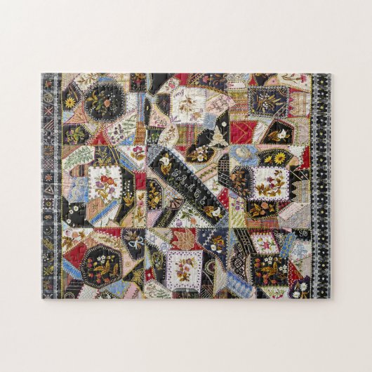 Quilt, crazy pattern puzzle (Horizontal)