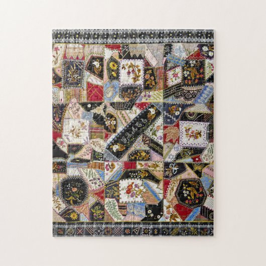 Quilt, crazy pattern puzzle (Vertikal)