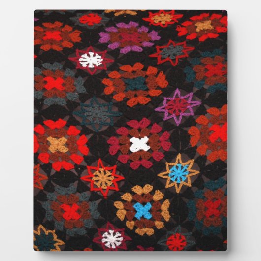 Quilt Crochet Fotoplatte (Vorderseite)