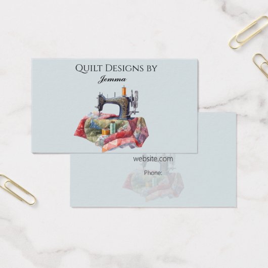 Quilt Design Business Card (Büro)