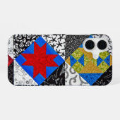 Quilt Design iPhone 16 Hülle (Rückseite (Horizontal))